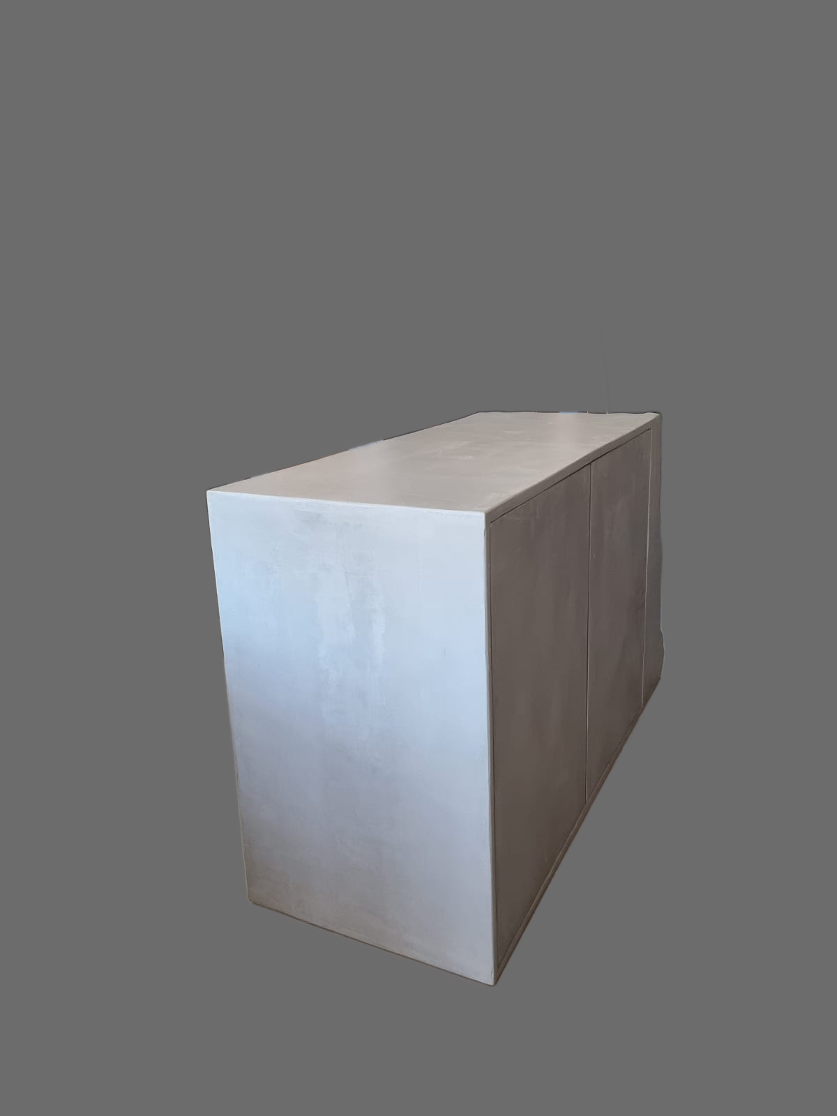 Betontheke "Brunhilde" in rustikaler Betonoptik