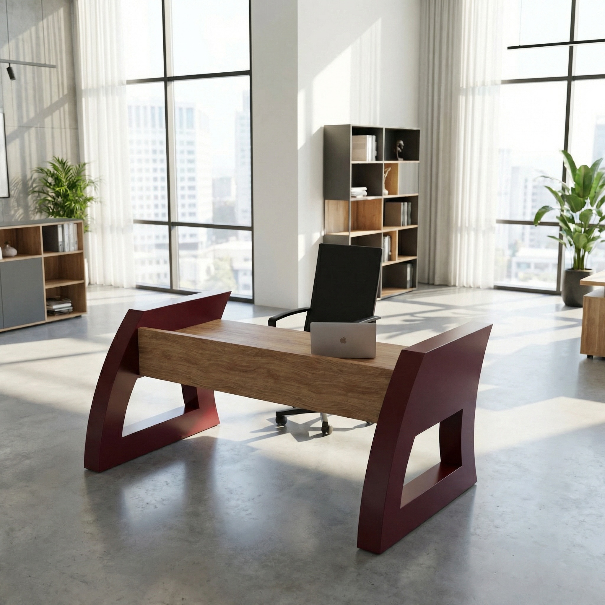 Borkenkaefer Schreibtisch "Swing"