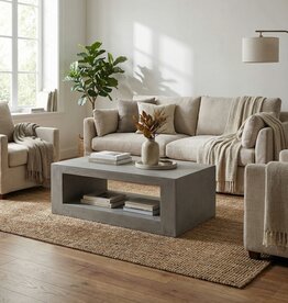 Couchtisch Design Industrial, Beton "Cube"