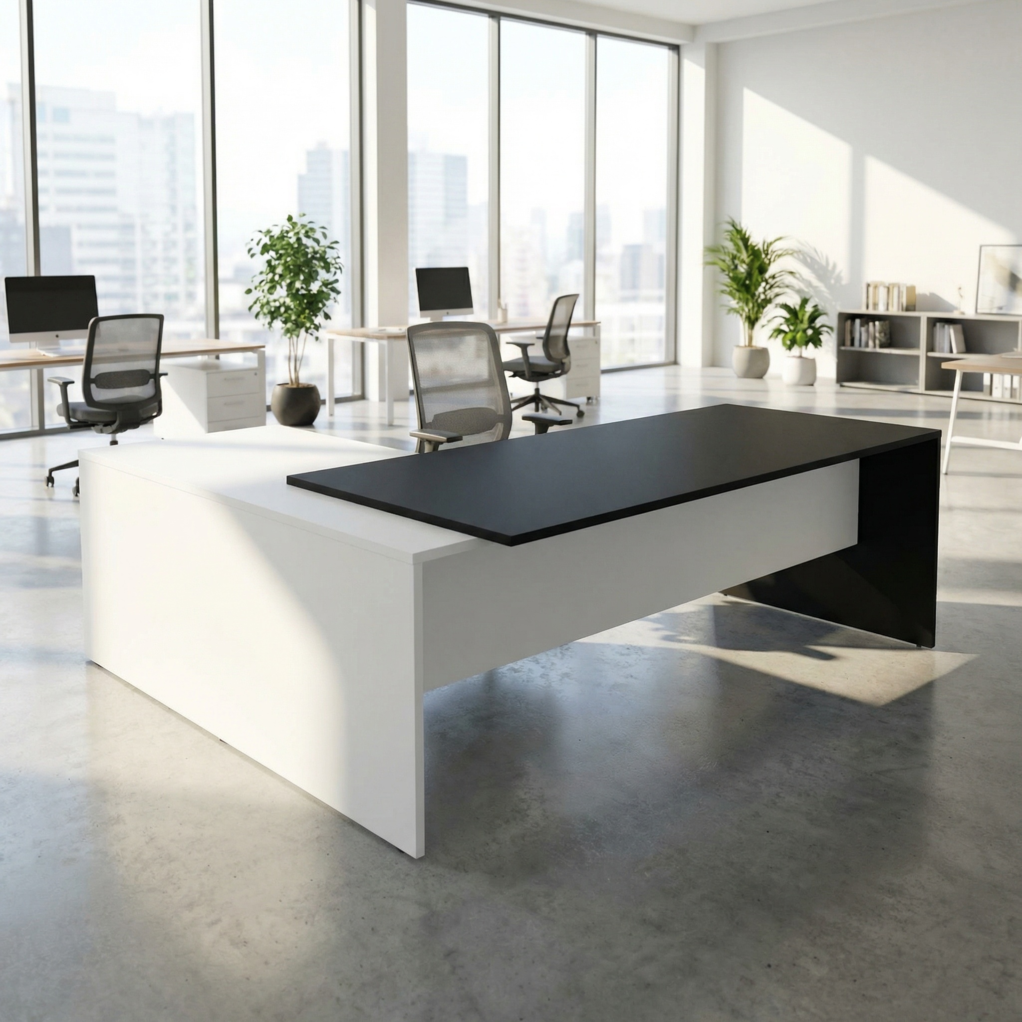 Chefschreibtisch Winkelkombination