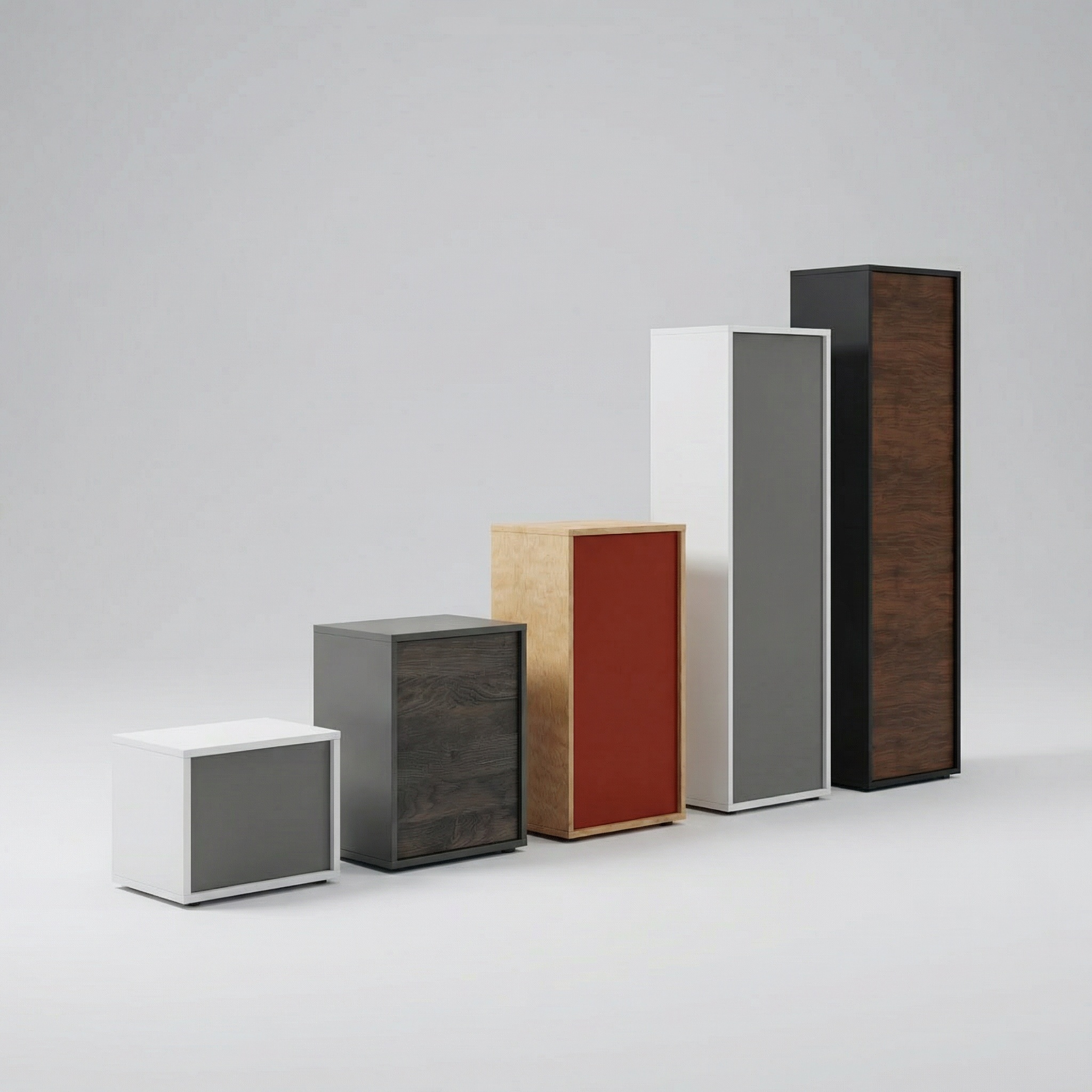 Maßschränke – 25 mm Umrandung – Blum-Scharniere – Individuelle Größen – Lagerdekore