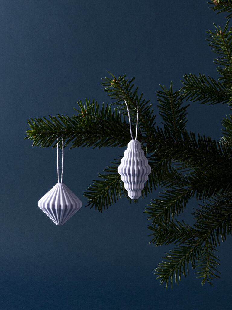 XMAS Ornaments - 2er Set 98% recycled (rPLA)