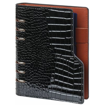 Kalpa Kalpa Personal Compact organizer Croco zwart