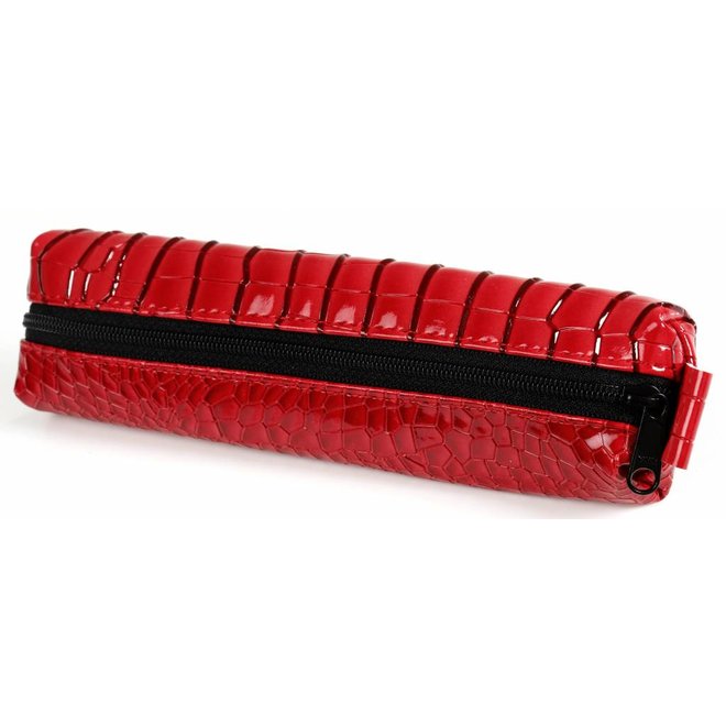 Pen etui Kalpa Bodensee Croco Gloss rood