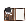 Leren schrijf- documentenmap A4 met ringband