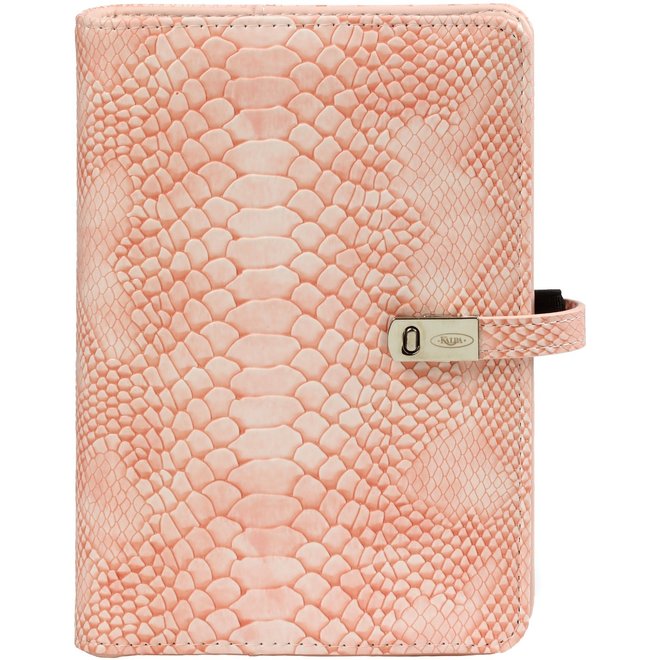Personal organizer croco Roze | met jaarinhoud 2026