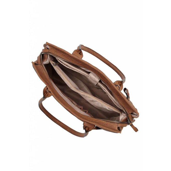 Leren dames business tas Carisma 15,6"inch + tablet vak| in diverse kleuren