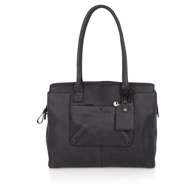 Leren dames business tas15,6"inch + tablet vak| in diverse kleuren