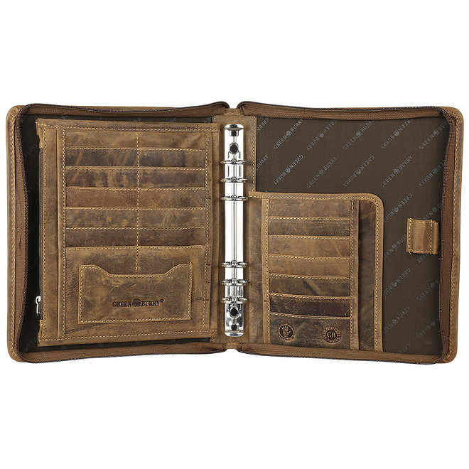 Lederen A5 Agenda Vintage met  jaarvulling 2026 + 2027