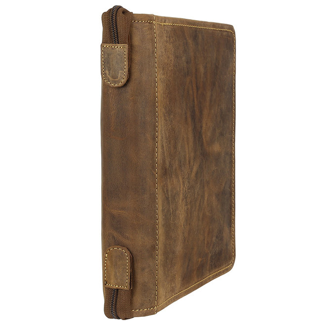 Lederen A5 Agenda Vintage met  jaaragenda 2026 + 2027