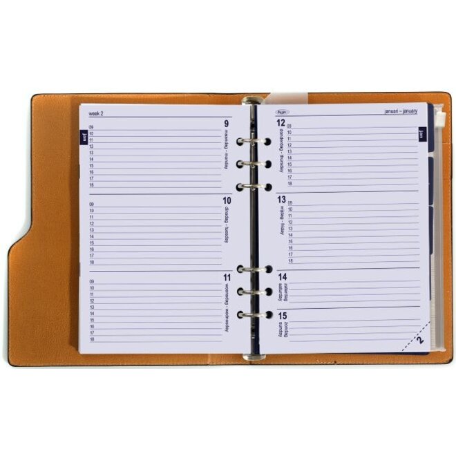 Compact A5 organizer | met jaarinhoud 2026 en 2027