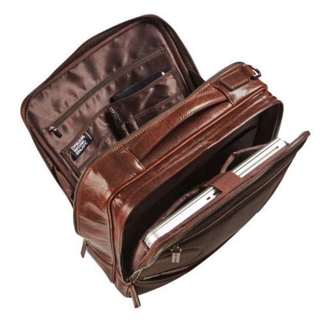 Lederen 2-in-1 Businesstas en Rugzak 15.6" inch