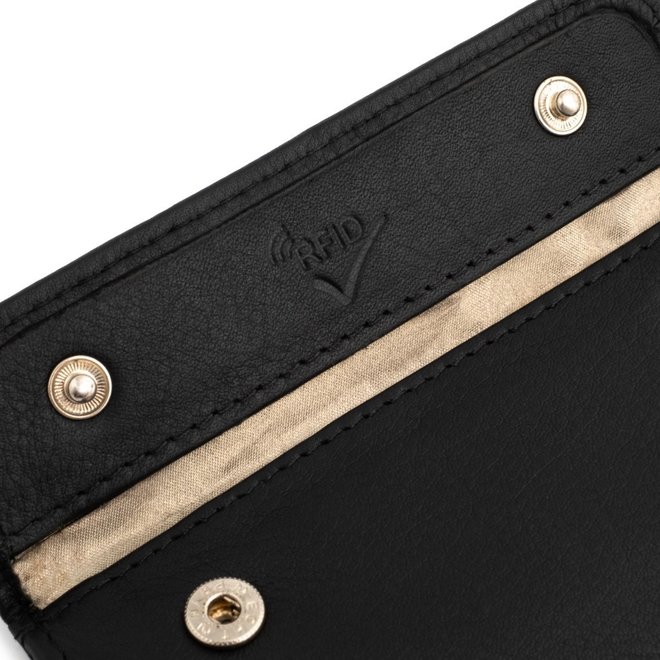 Lederen autosleutel hoesje RFID