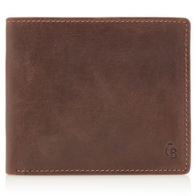 Leren billfold portemonnee RFID - 8 pasjes | in twee kleuren