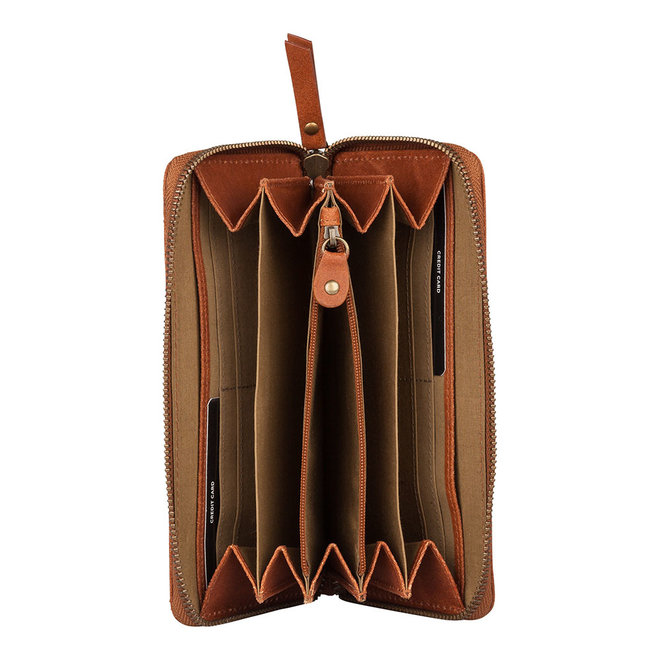 Leren portemonnee Charly Wallet Large