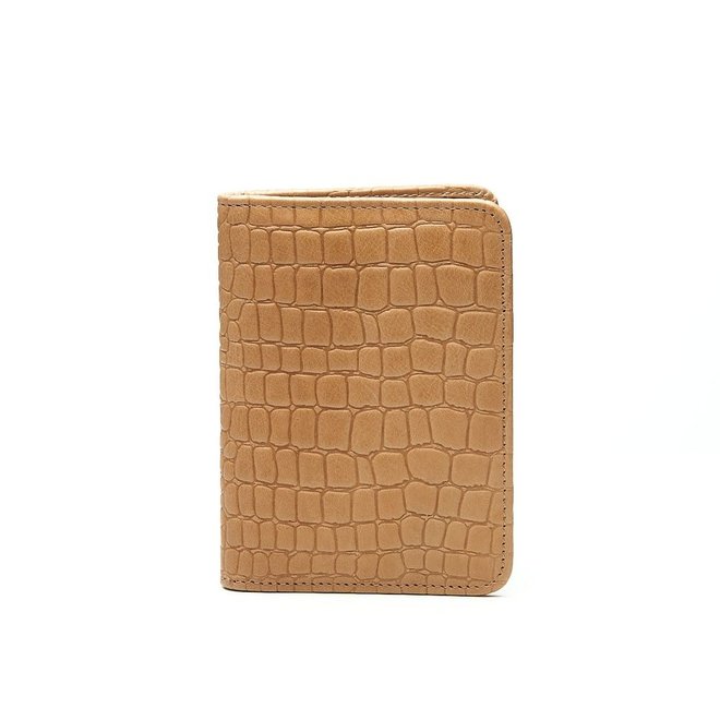 Leren Paspoortcover Croco | in drie kleuren
