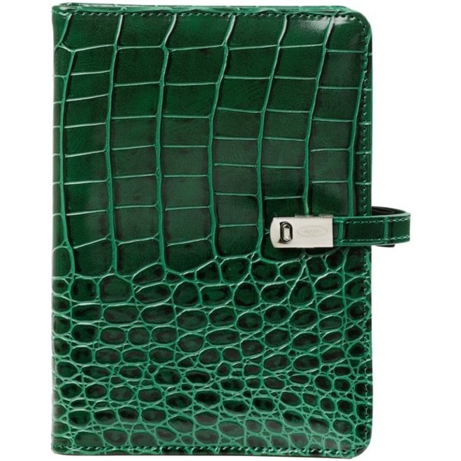 Personal organizer Croco Bosgroen | Navulbaar