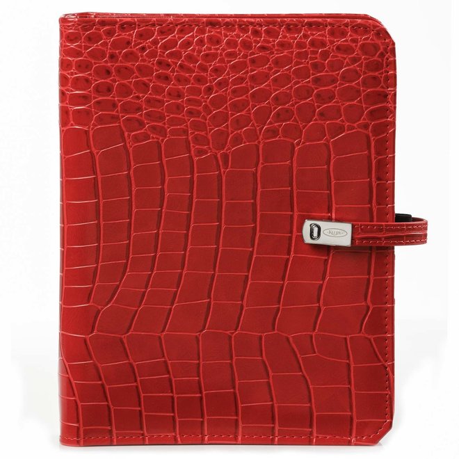 A5 organizer croco rood | met jaarvulling 2026