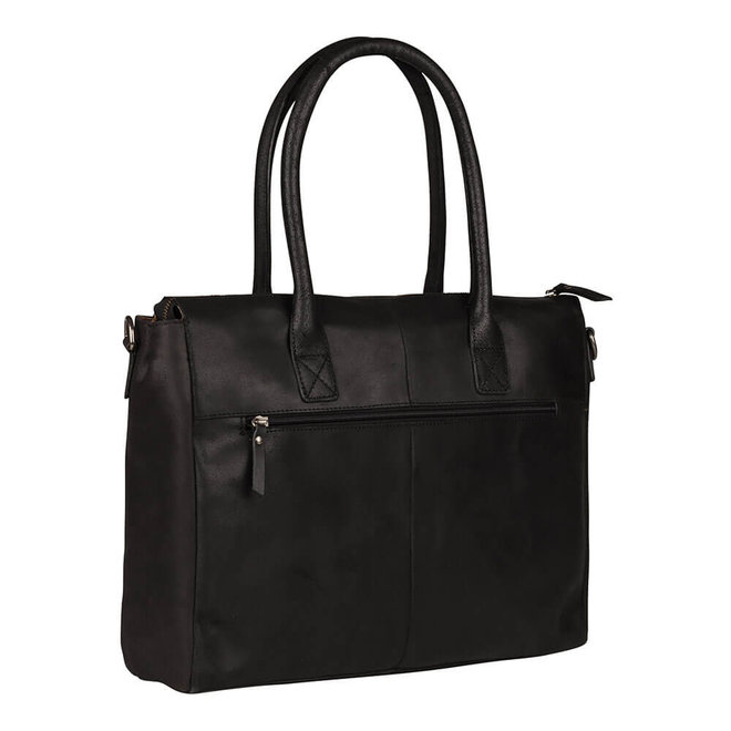 Leren dames laptop/businessbag Valerie 15.6" inch | in twee kleuren