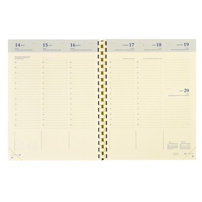 Timing Agenda 2027 met uitneembare agenda | in twee kleuren