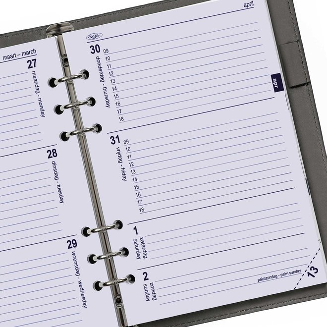 Losse jaaragenda 2026 Personal Organizer