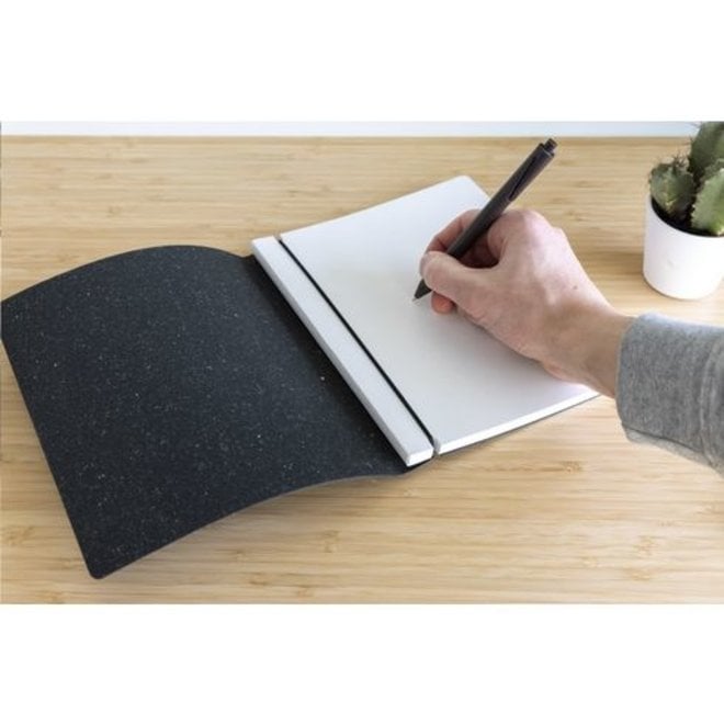 Gerecycled leren A5 notitieboek | twee kleuren