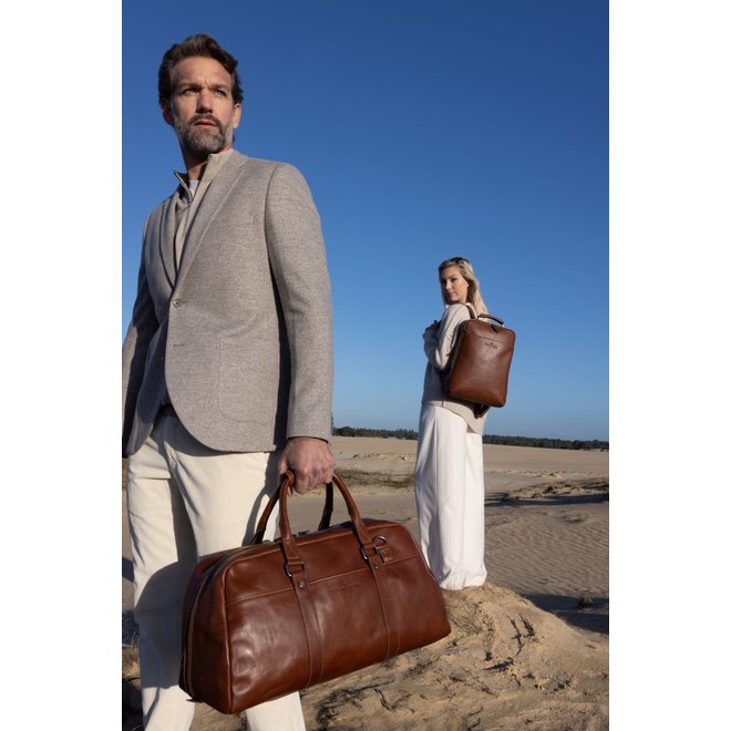Lederen reistas Weekender | in drie kleuren