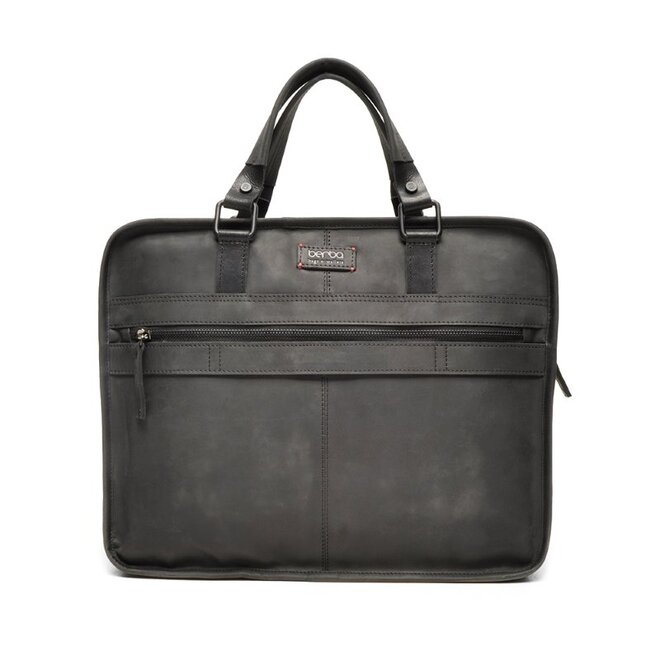 Lederen Laptop tas heren 15.6 inch | in 3 kleuren