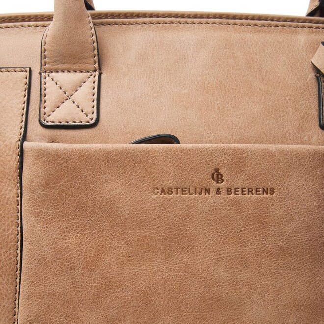 Leren dames business tas Carisma 15,6"inch + tablet vak| in diverse kleuren