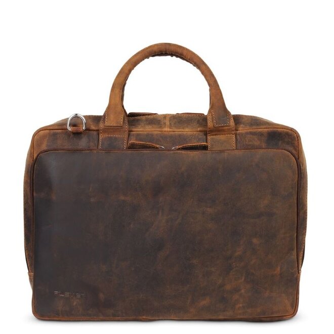 Leren business/laptoptas Colmar | 2-vaks 16 inch