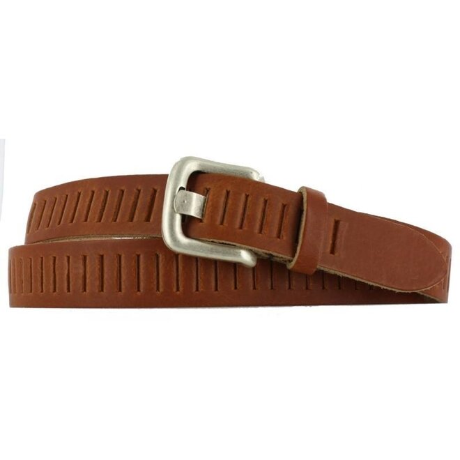 Leren riem 2.8 cm met nikkelvrije gesp