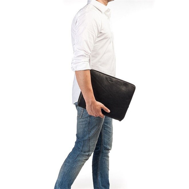 Leren laptopsleeve Emil 13.3 inch | in twee kleuren