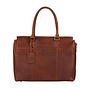 Leren dames laptop/businessbag 15.6" inch