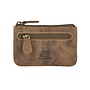 Leren sleutel étui Vintage