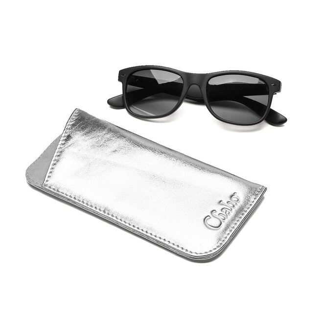 Leren brillen etui Pippa | Silver