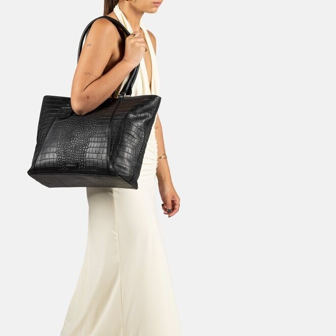 Leren laptoptas Cool Colbie Wide Tote 15.6 inch  | in 3 kleuren