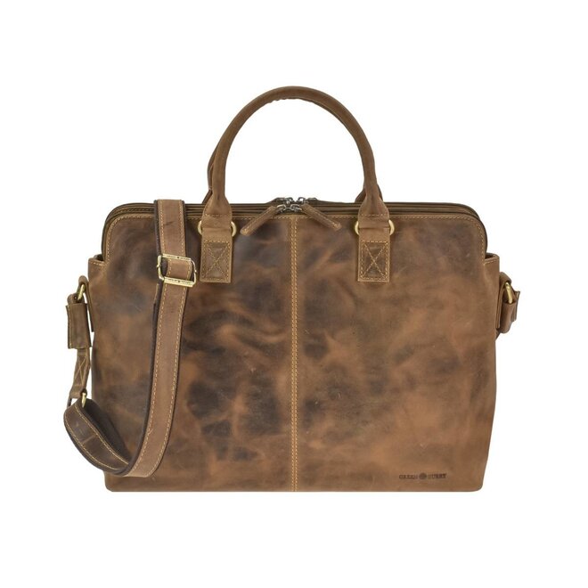 Leren Business/laptoptas