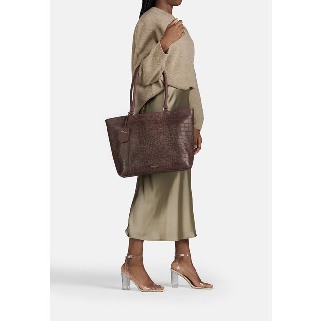 Leren laptoptas Cool Colbie Wide Tote 15.6 inch | in 3 kleuren