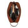 Lederen toilettas Antique Avery | Cognac