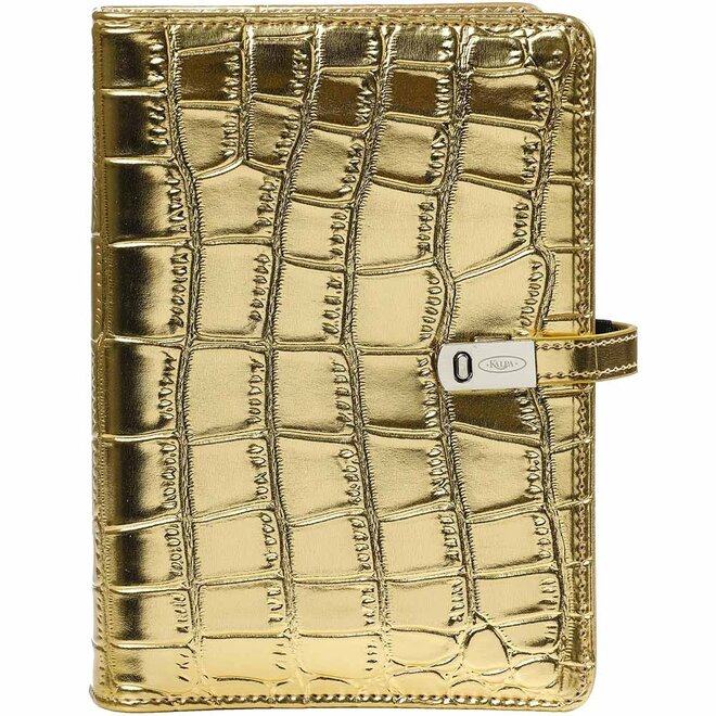Personal organizer Croco Goud | met jaarinhoud 2026
