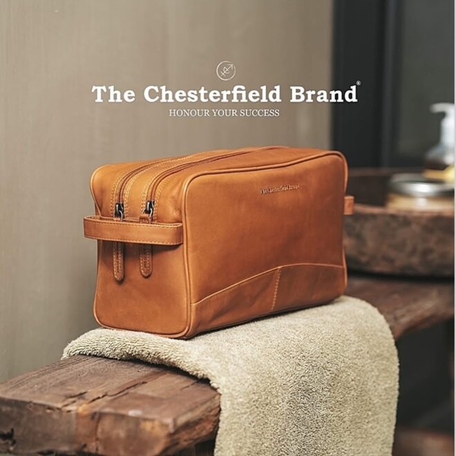 Leren Toilettas Stefan | Cognac