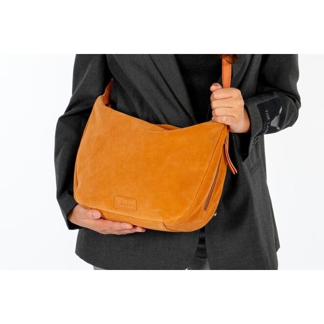 Schoudertas  Summer Suede Big | in drie kleuren