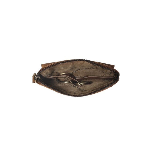 Leren sleutel étui Oliver | Cognac