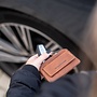 Leren sleutel étui Oliver | Cognac