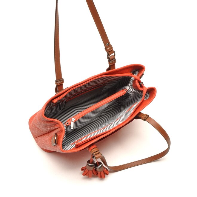 Lederen Chamonix Shopper | Mandarin