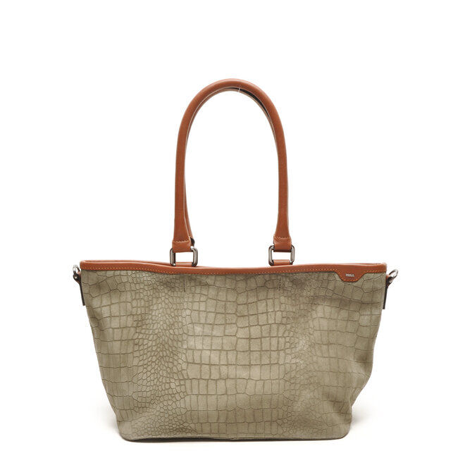 Lederen Riviéra Shopper | Safari kleur