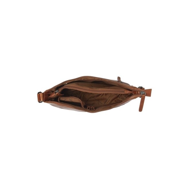 Leren Schoudertas Loraine | Cognac