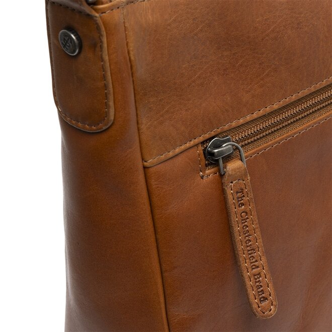 Leren Schoudertas Loraine | Cognac