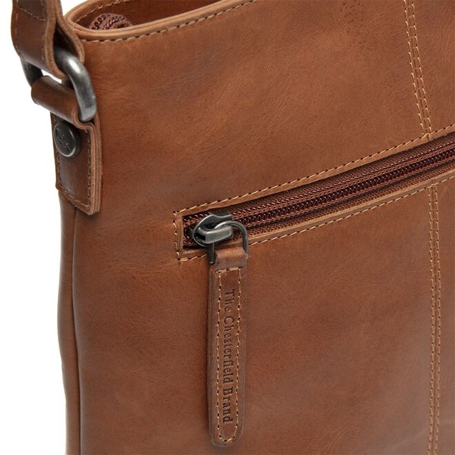 Leren Schoudertas Navene | Cognac