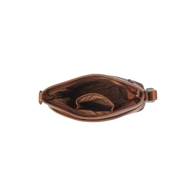 Leren Schoudertas Navene | Cognac